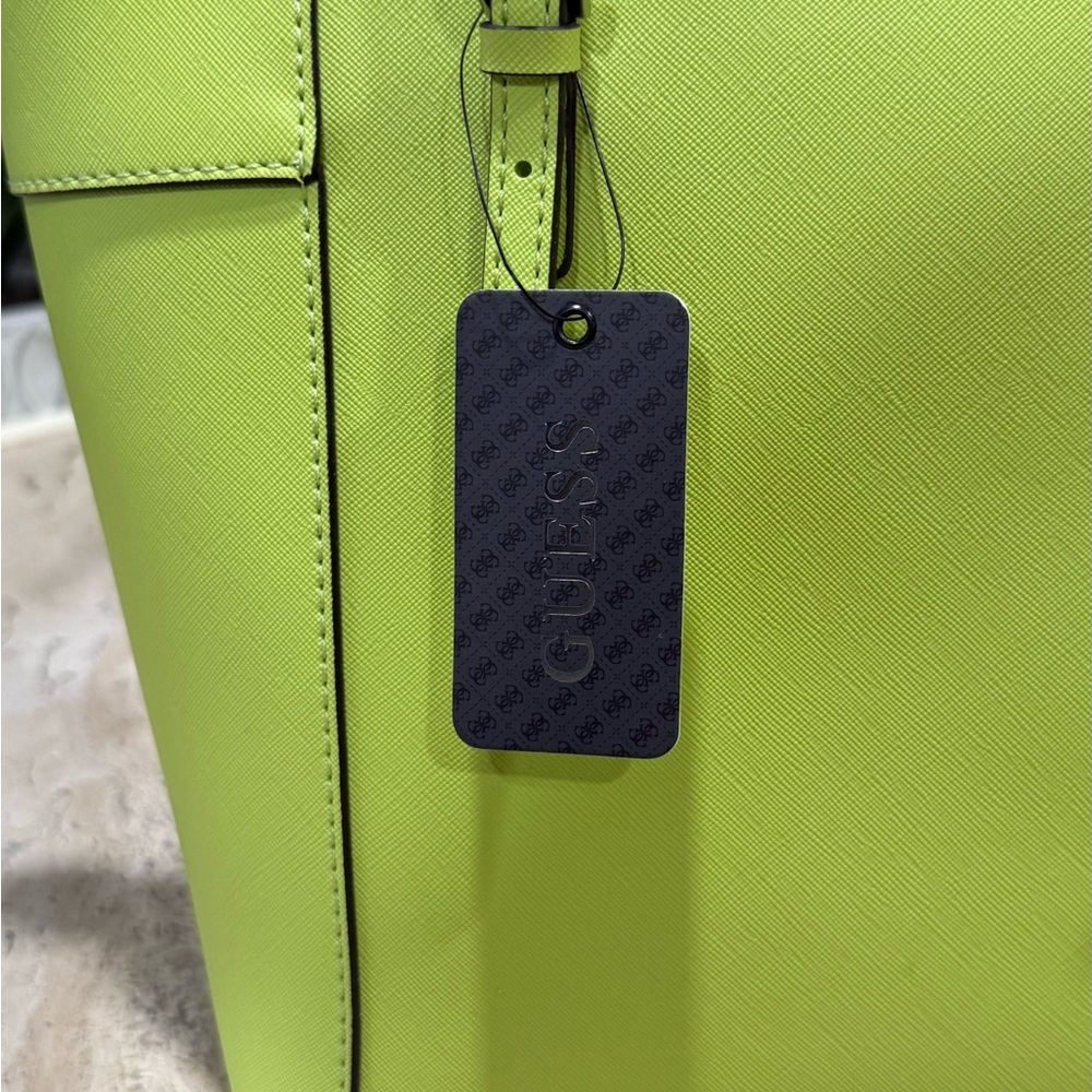 GUESS Neon Yellow Women's Bag - Picture 6 of 7